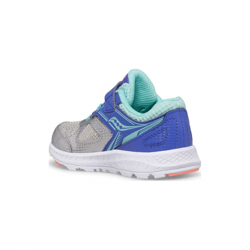 Saucony Cohesion 14 A/C Jr. Little Kids'' Sneakers Blue / Silver | IRELAND WOPG