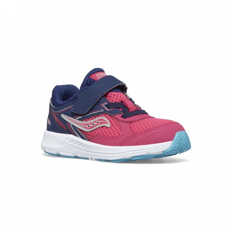 Saucony Cohesion 14 A/C Jr. Little Kids'' Sneakers Pink / Navy | IRELAND EJRN