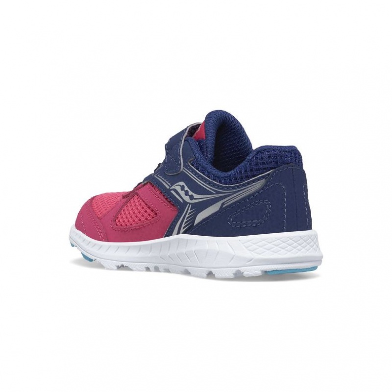 Saucony Cohesion 14 A/C Jr. Little Kids'' Sneakers Pink / Navy | IRELAND EJRN