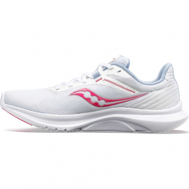 Saucony Convergence Women's Running Shoes White / Pink | IRELAND WJIR