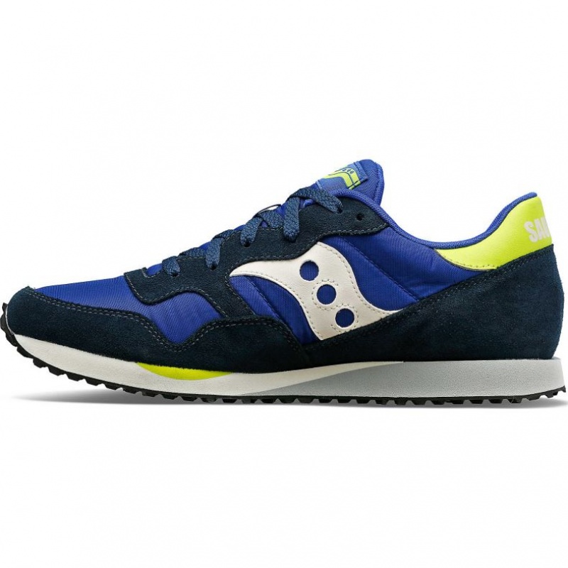 Saucony DXN Men's Sneakers Blue / White / Light Green | IRELAND ULRD