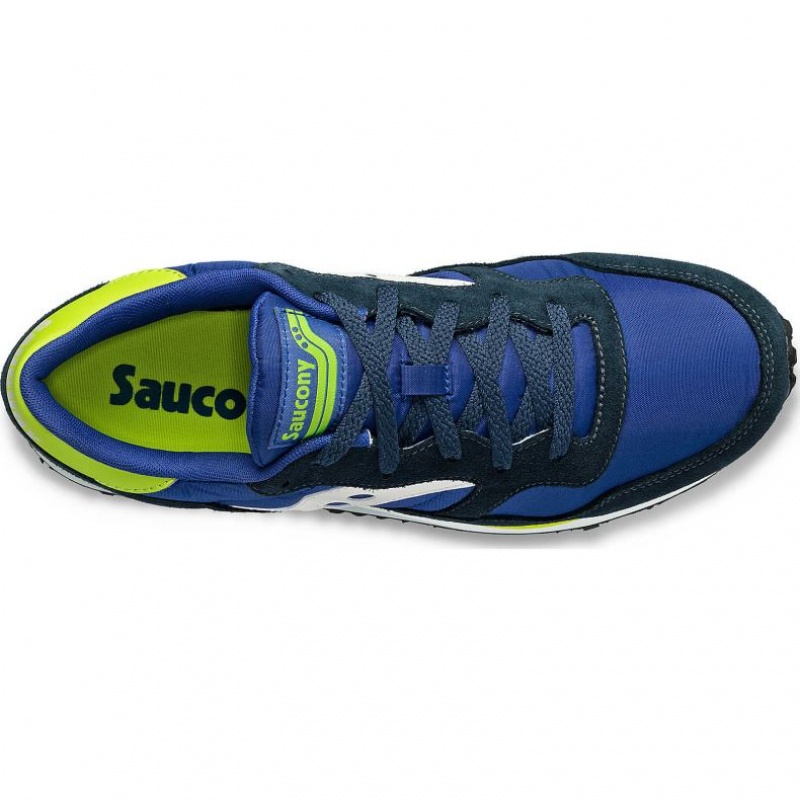 Saucony DXN Men's Sneakers Blue / White / Light Green | IRELAND ULRD