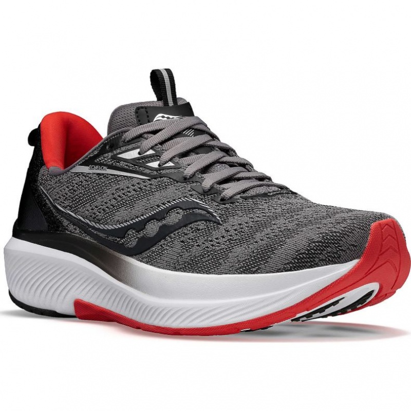 Saucony Echelon 9 Men's Running Shoes Grey | IRELAND ANOH