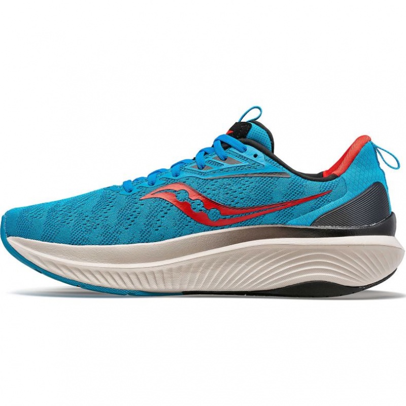 Saucony Echelon 9 Men's Running Shoes Turquoise | IRELAND RLQU