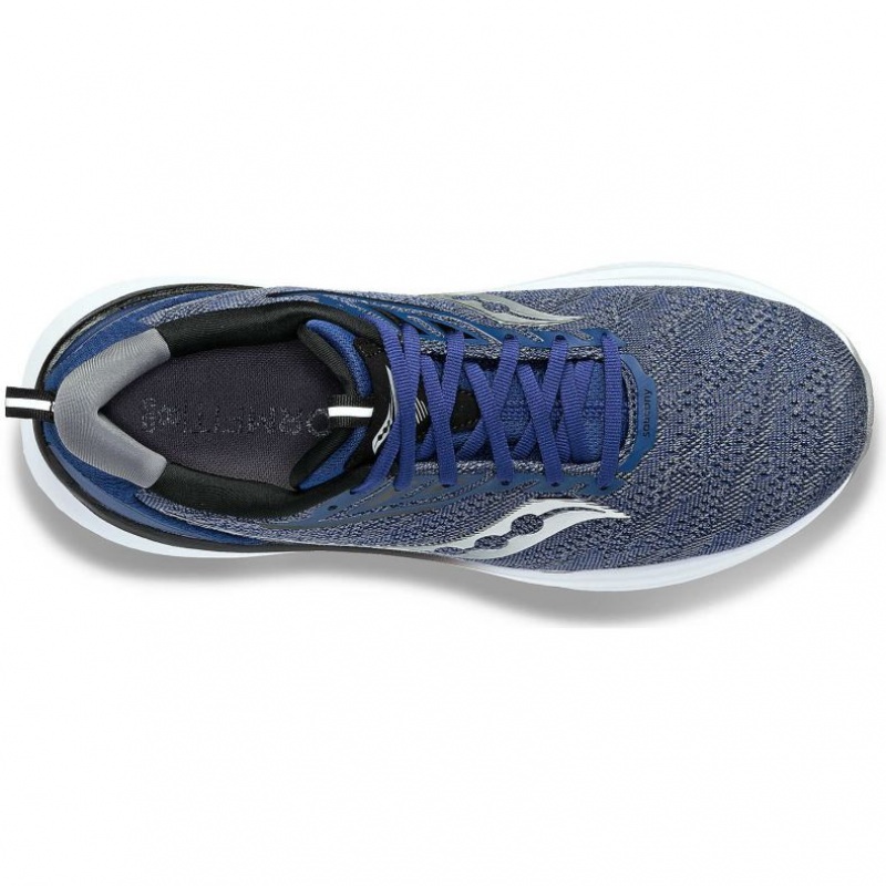 Saucony Echelon 9 Men's Wide Running Shoes Indigo | IRELAND ZPUW