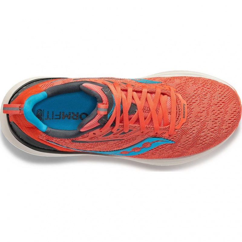 Saucony Echelon 9 Women's Running Shoes Coral | IRELAND XSCU