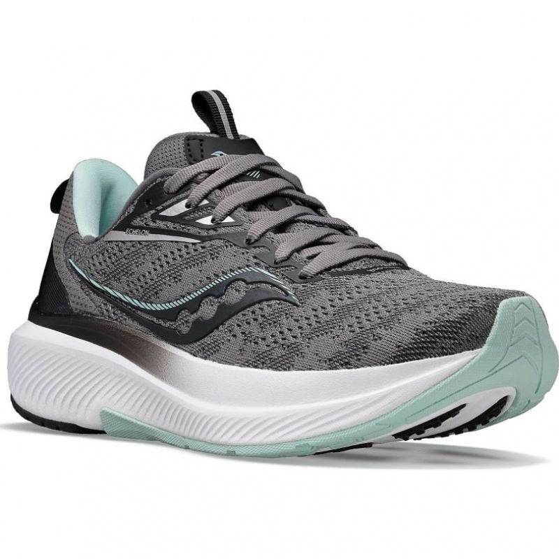 Saucony Echelon 9 Women's Running Shoes Grey | IRELAND PQDV