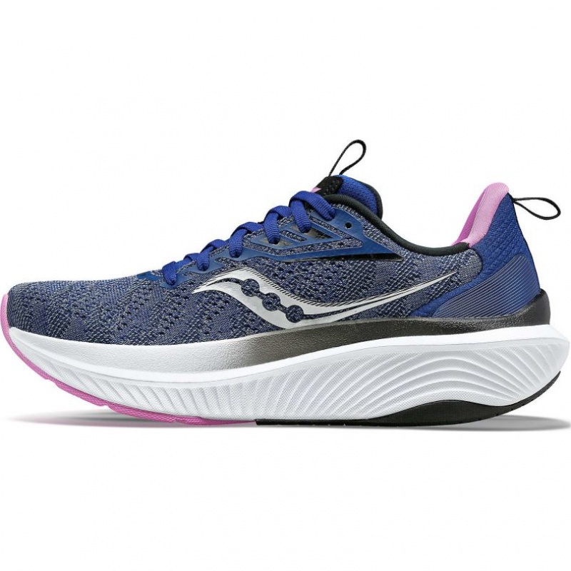 Saucony Echelon 9 Women's Wide Running Shoes Indigo | IRELAND MRJK