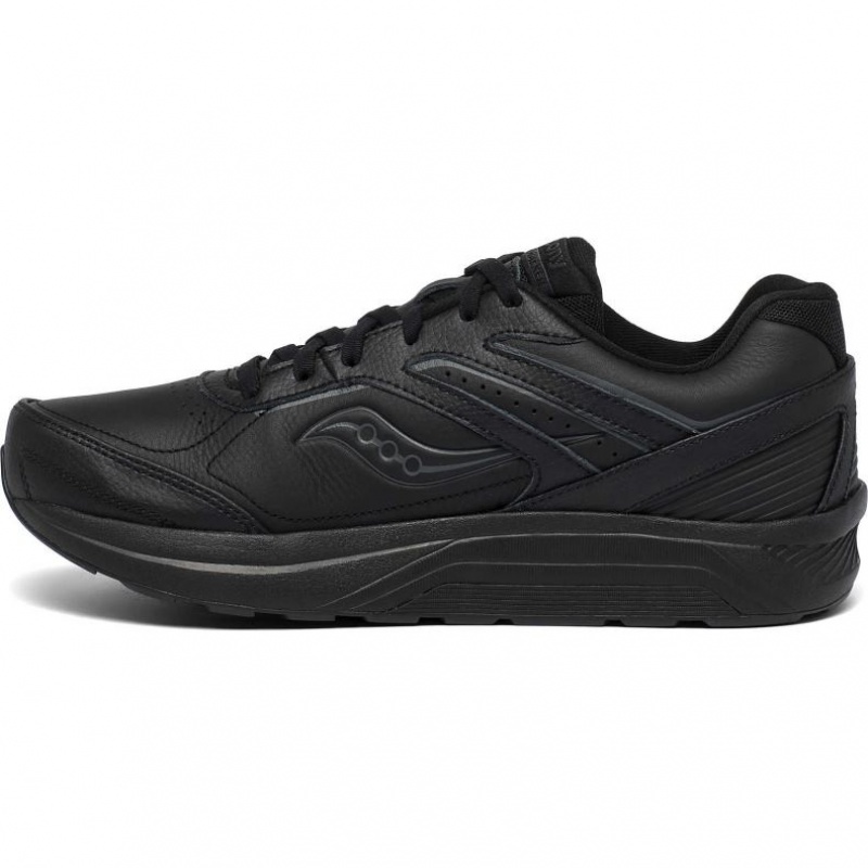 Saucony Echelon Walker 3 Extra Men's Wide Running Shoes Black | IRELAND JBEP