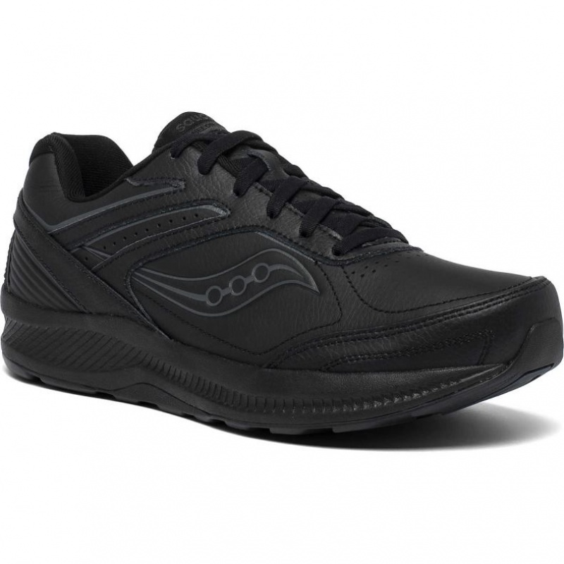 Saucony Echelon Walker 3 Extra Men's Wide Running Shoes Black | IRELAND JBEP