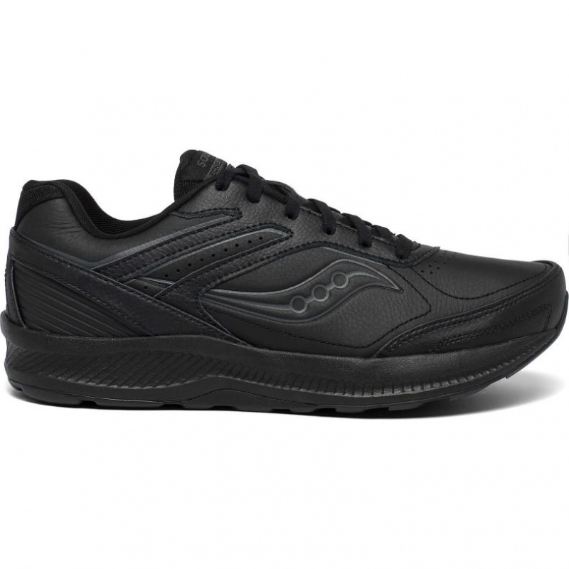 Saucony Echelon Walker 3 Men\'s Wide Running Shoes Black | IRELAND ANOQ