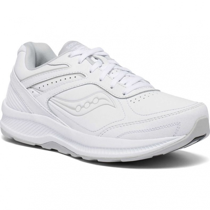 Saucony Echelon Walker 3 Women's Walking Shoes White | IRELAND QNOU