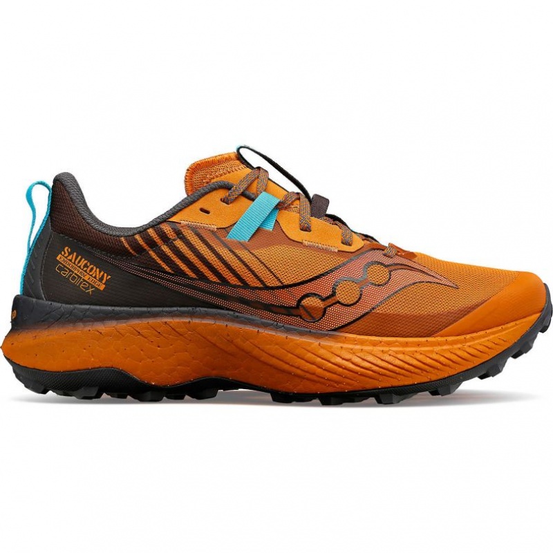 Saucony Endorphin Edge Men\'s Trail Running Shoes Orange | IRELAND XWJF