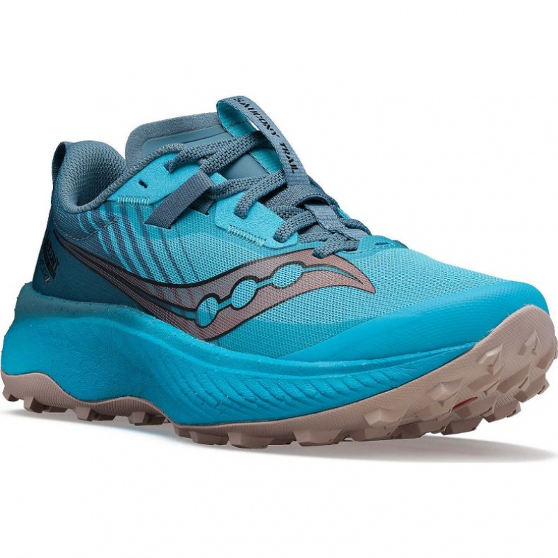 Saucony Endorphin Edge Women's Trail Running Shoes Blue | IRELAND LEKF