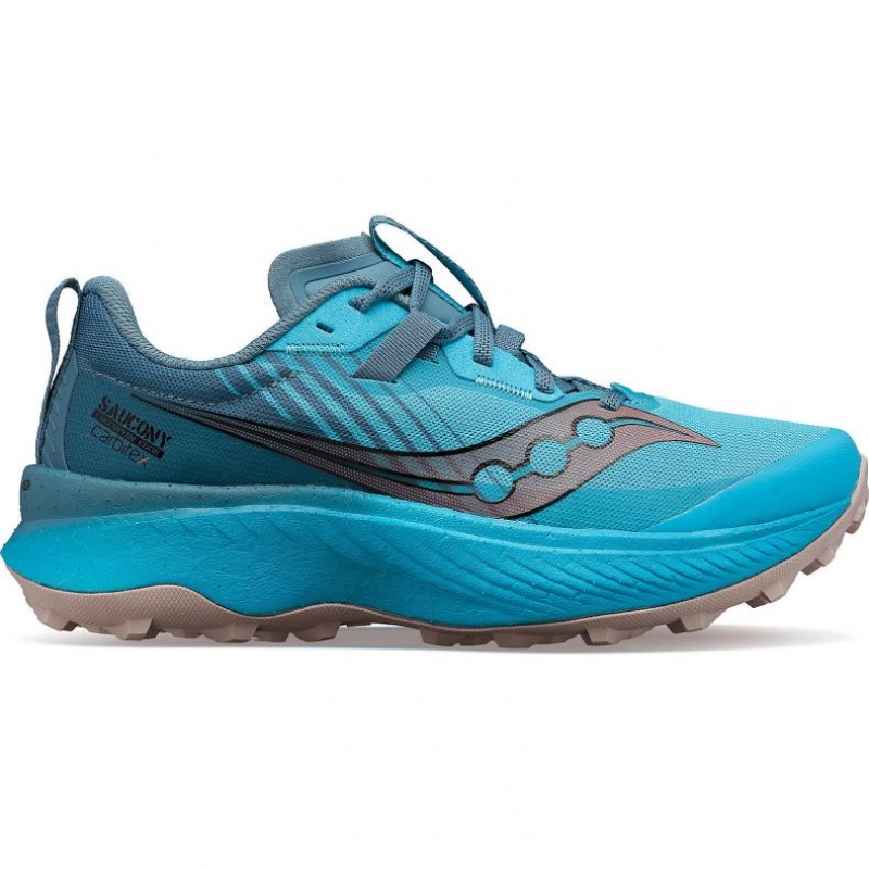 Saucony Endorphin Edge Women\'s Trail Running Shoes Blue | IRELAND LEKF