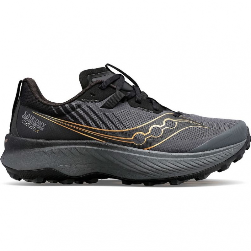 Saucony Endorphin Edge Women\'s Trail Running Shoes Black | IRELAND RDIB