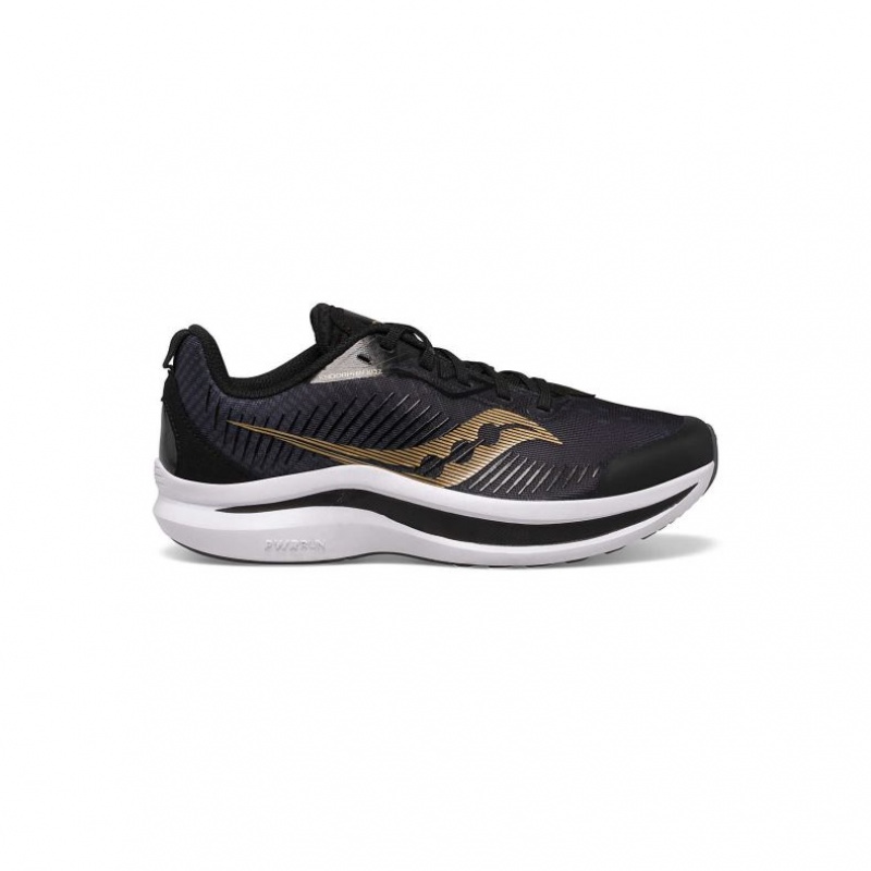 Saucony Endorphin KDZ Big Kids\'\' Sneakers Black / Gold | IRELAND HBYR