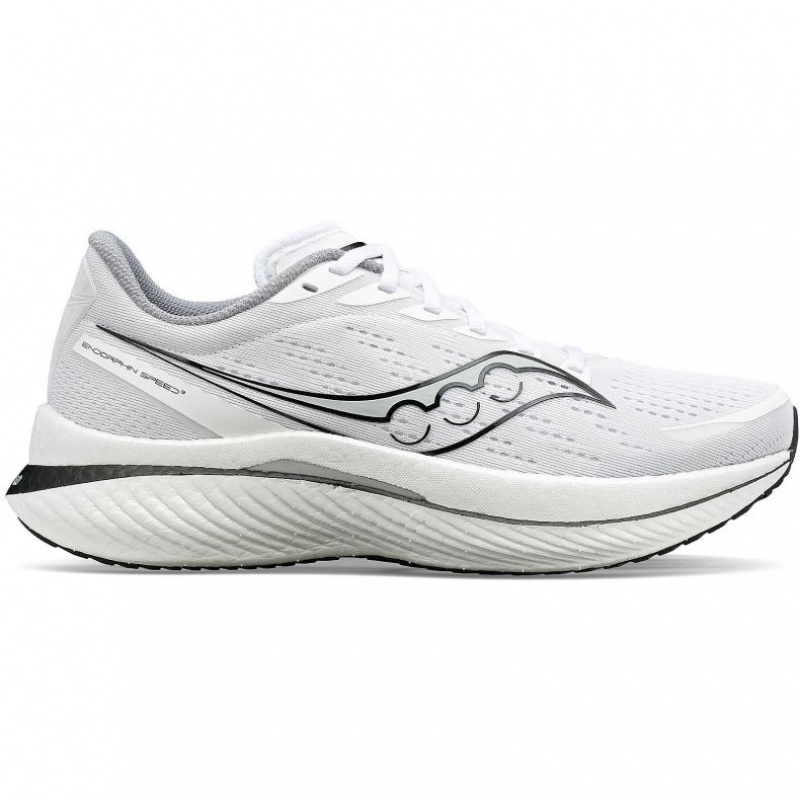 Saucony Endorphin Speed 3 Men\'s Running Shoes White | IRELAND WRAE