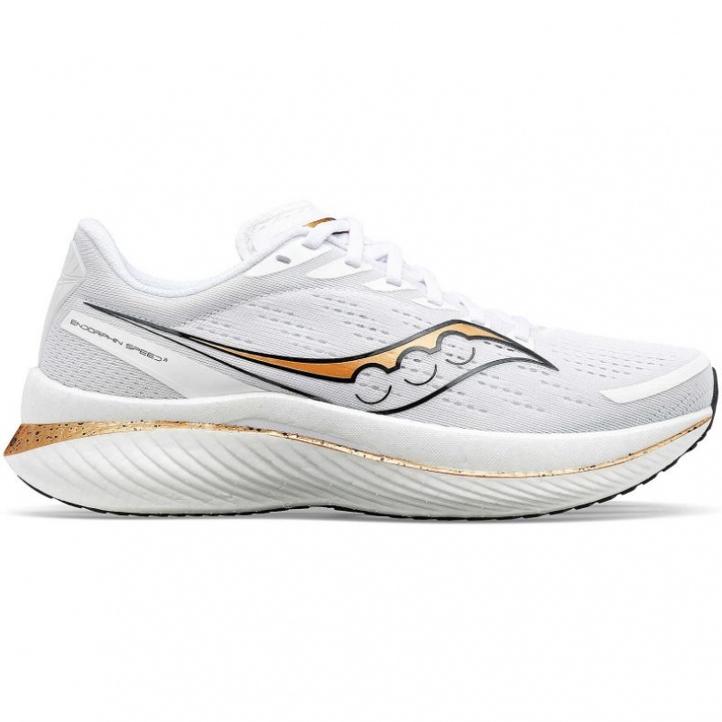 Saucony Endorphin Speed 3 Women\'s Running Shoes White | IRELAND HXKV