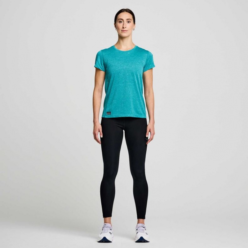 Saucony Fortify 7/8 Women's Tight Black | IRELAND YZCV