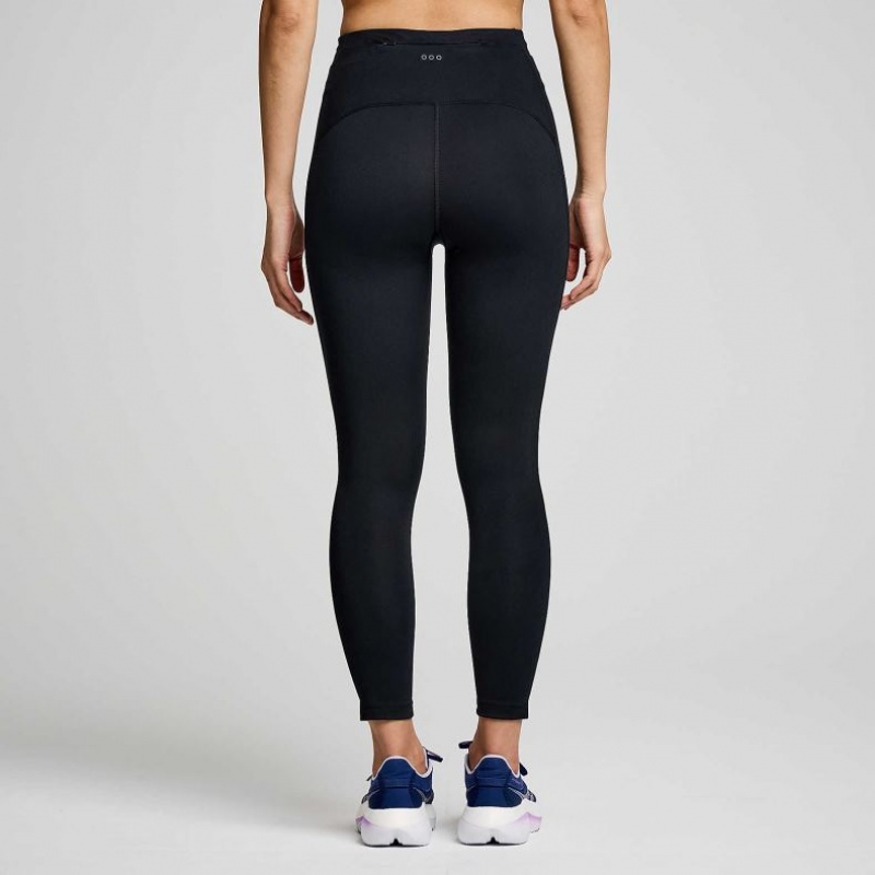 Saucony Fortify Crop Women's Tight Black | IRELAND KOMA