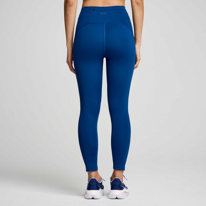 Saucony Fortify Crop Women's Tight Indigo | IRELAND YZPO