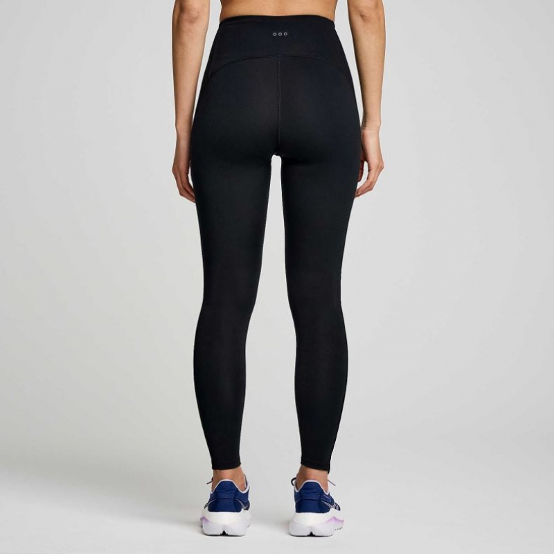 Saucony Fortify Viz Women's Tight Black | IRELAND REUZ