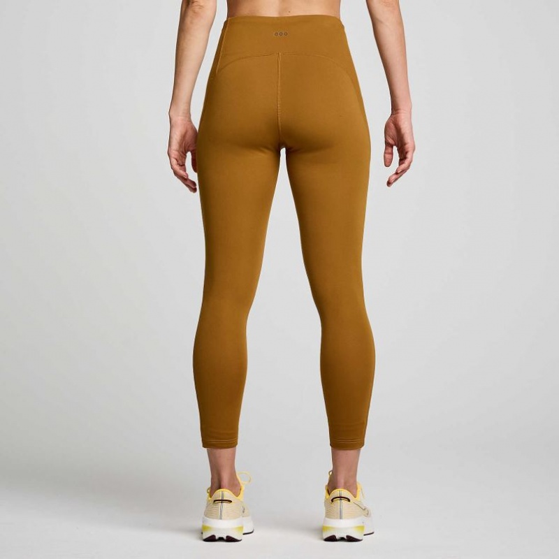 Saucony Fortify Viz Women's Tight Brown | IRELAND PJEZ