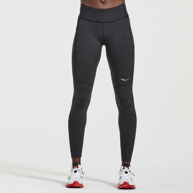 Saucony Fortify Women\'s Tight Black | IRELAND QUPI