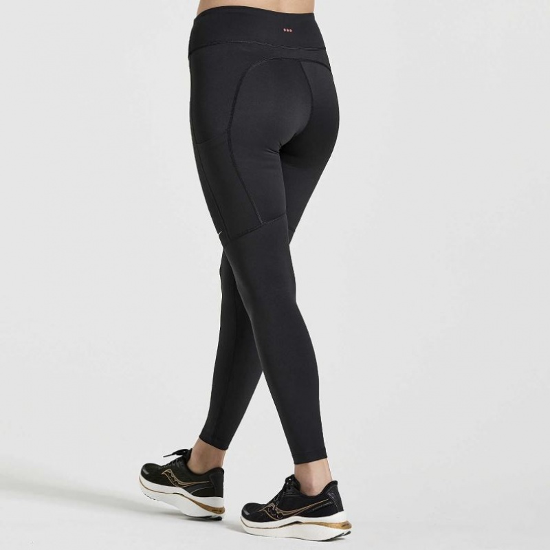 Saucony Fortify Women's Tight Black | IRELAND MVZK