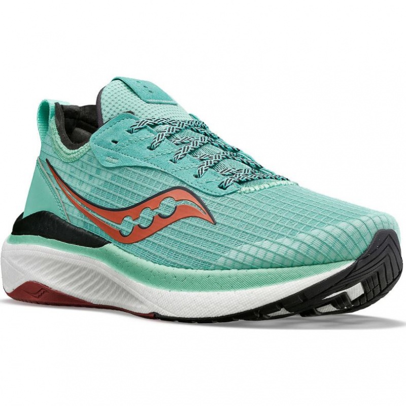 Saucony Freedom Crossport Women's Running Shoes Turquoise | IRELAND MCHA