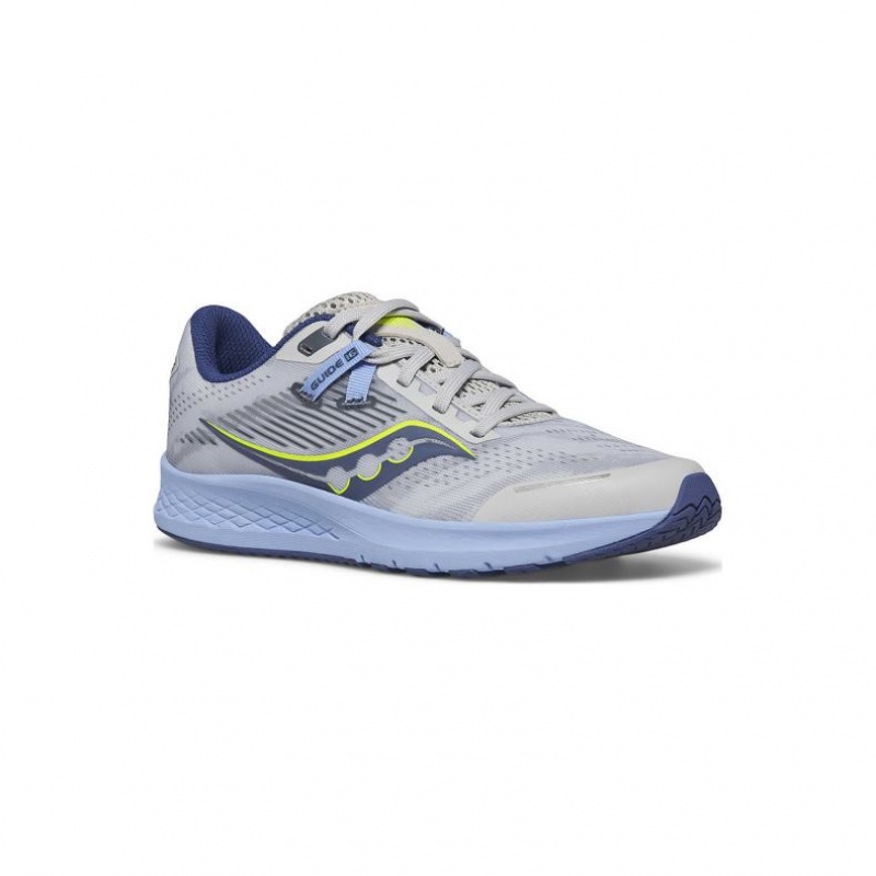 Saucony Guide 16 Big Kids'' Sneakers Grey | IRELAND WNJP