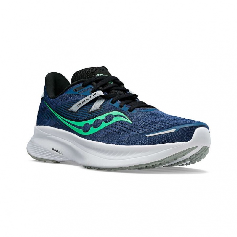 Saucony Guide 16 Men's Running Shoes Blue | IRELAND CYDO