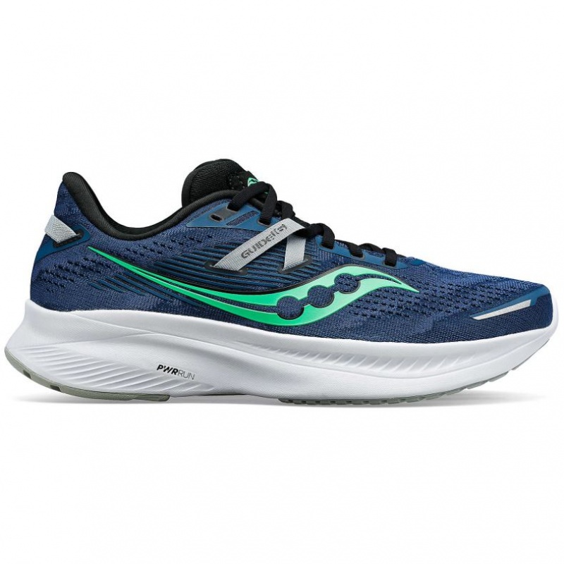 Saucony Guide 16 Men\'s Running Shoes Blue | IRELAND CYDO