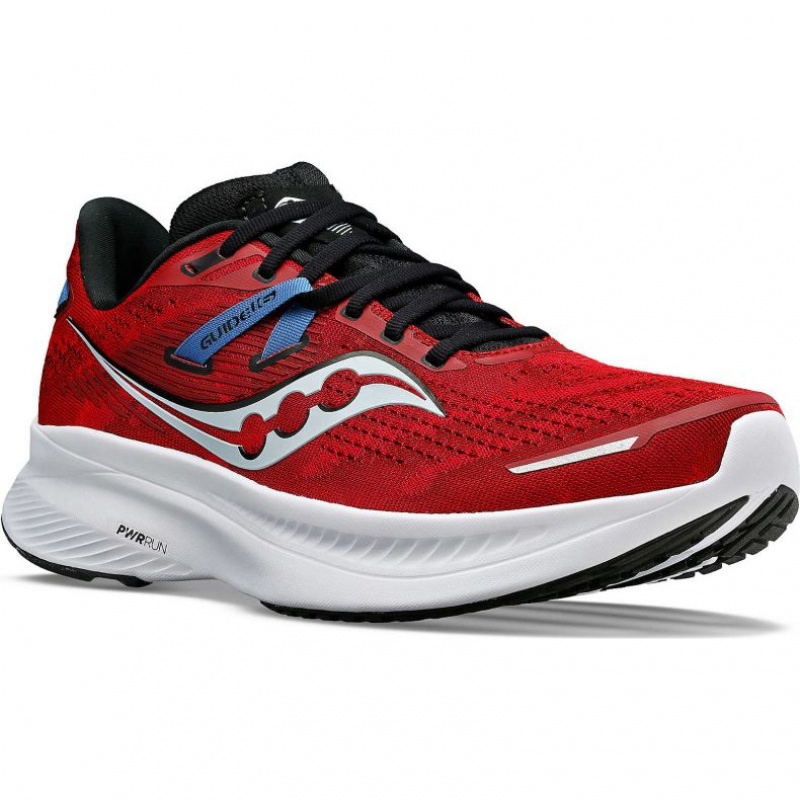 Saucony Guide 16 Men's Running Shoes Red | IRELAND DUQA