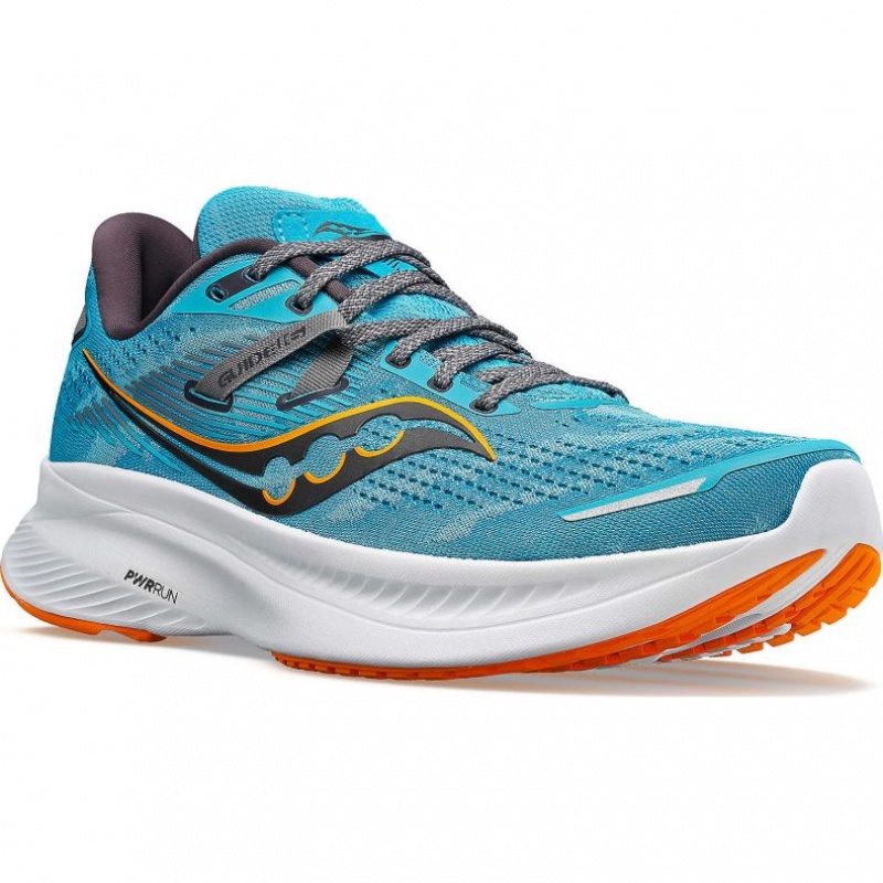 Saucony Guide 16 Men's Running Shoes Turquoise | IRELAND IAXS