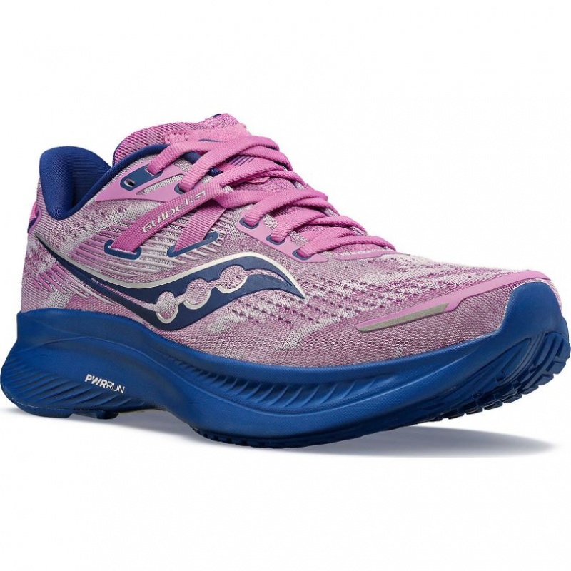 Saucony Guide 16 Women's Running Shoes Purple / Indigo | IRELAND PFCT