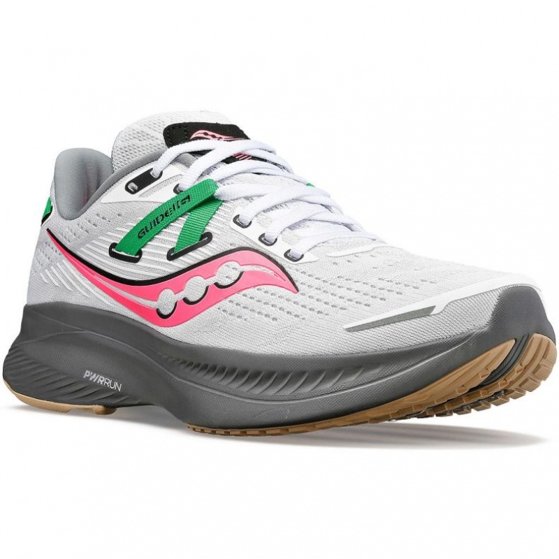 Saucony Guide 16 Women's Running Shoes White | IRELAND JRBE