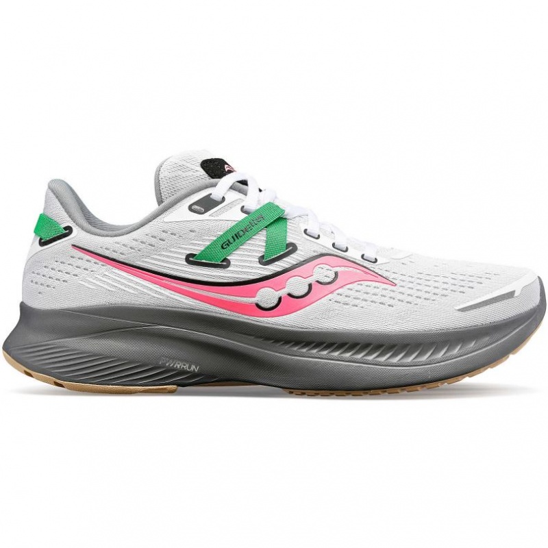 Saucony Guide 16 Women\'s Running Shoes White | IRELAND JRBE