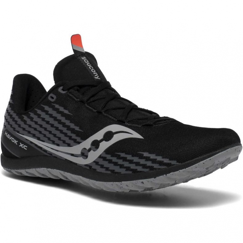 Saucony Havok XC 3 Men's Spikes Black | IRELAND NRKJ