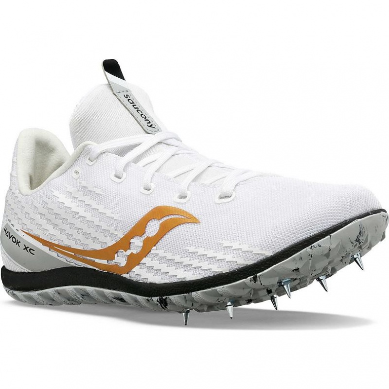 Saucony Havok XC 3 Men's Spikes White | IRELAND DEQJ