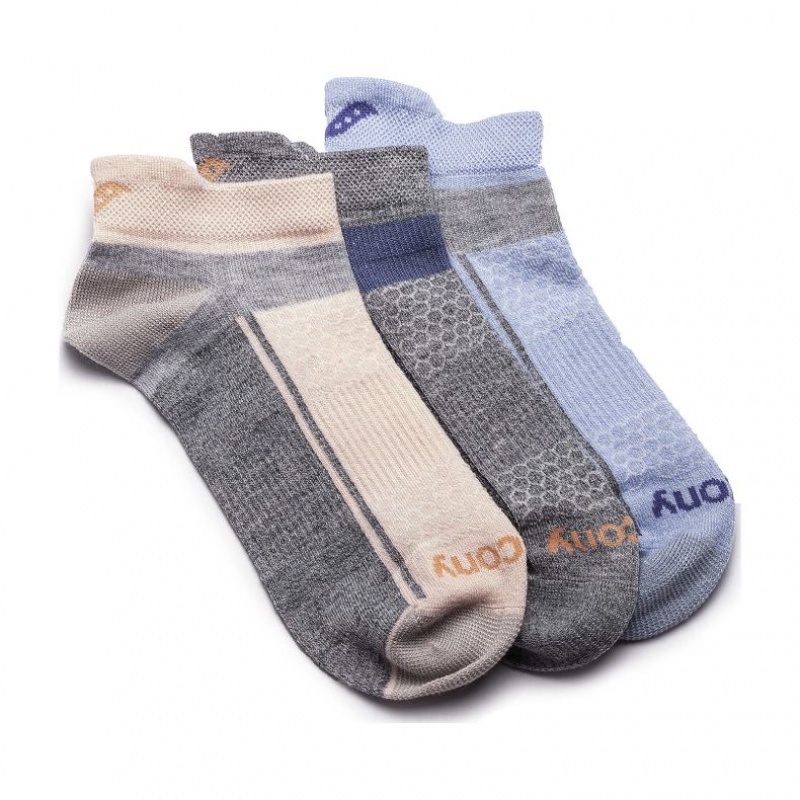 Saucony Inferno Liteweight 3-Pack Men's Socks Multicolor | IRELAND IRFT