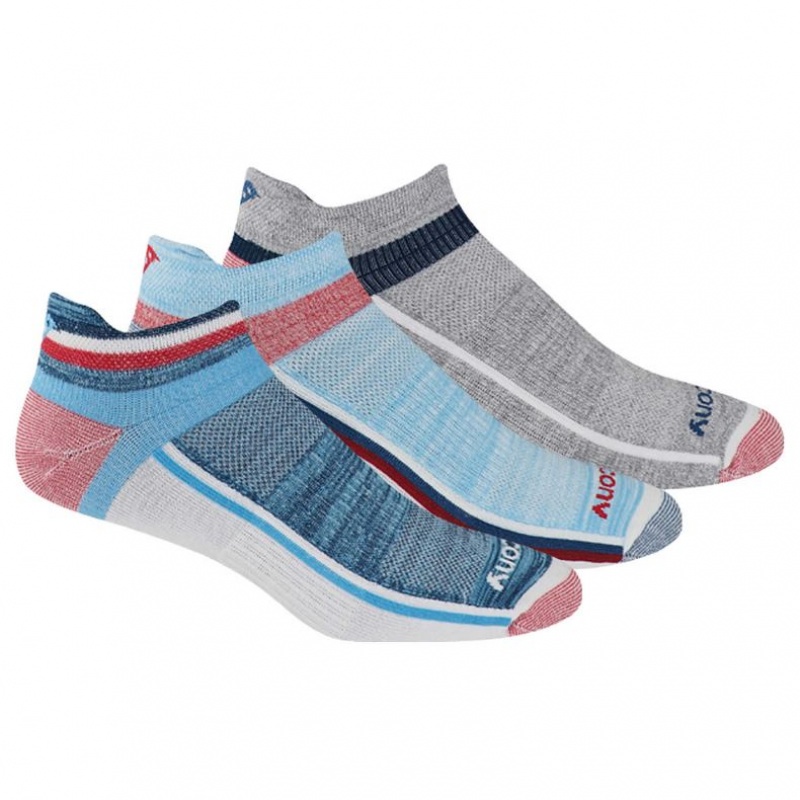 Saucony Inferno Liteweight 3-Pack Men's Socks Multicolor | IRELAND MULE