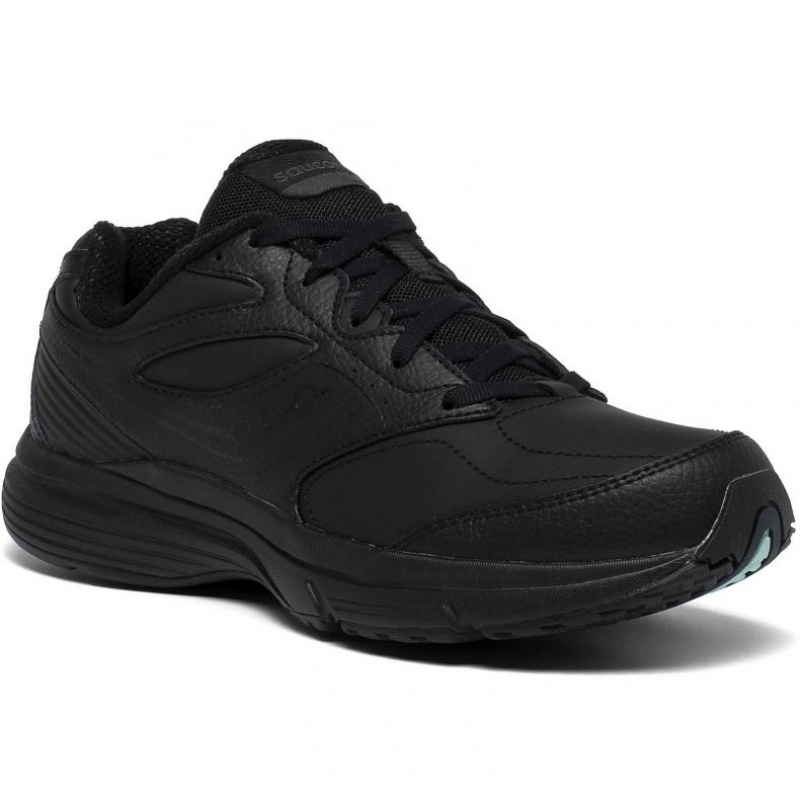 Saucony Integrity Walker 3 Extra Women's Wide Running Shoes Black | IRELAND RSZP