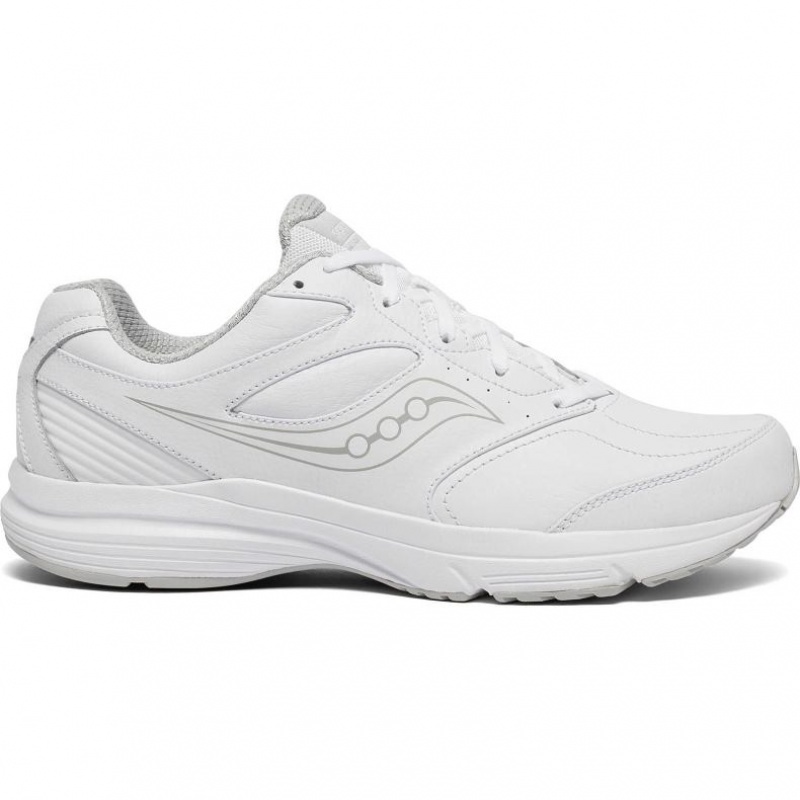 Saucony Integrity Walker 3 Men\'s Wide Running Shoes White | IRELAND ZYFJ