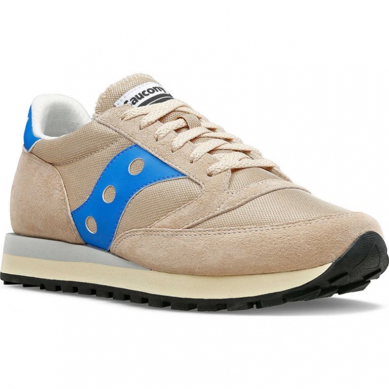 Saucony Jazz 81 Men's Sneakers Beige / Blue | IRELAND OURX