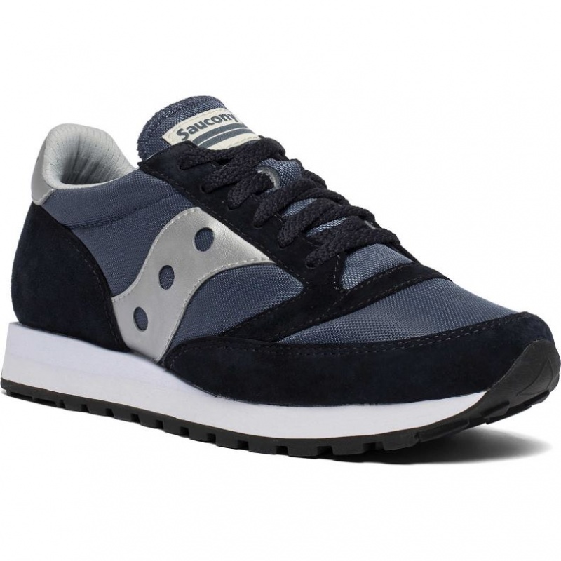 Saucony Jazz 81 Men's Sneakers Navy / Silver | IRELAND XUAQ