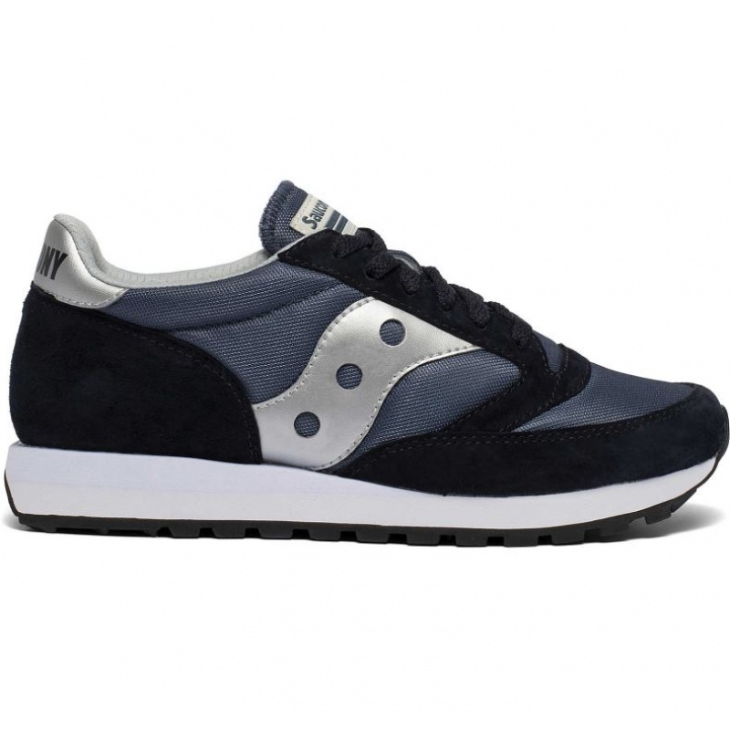 Saucony Jazz 81 Men\'s Sneakers Navy / Silver | IRELAND XUAQ