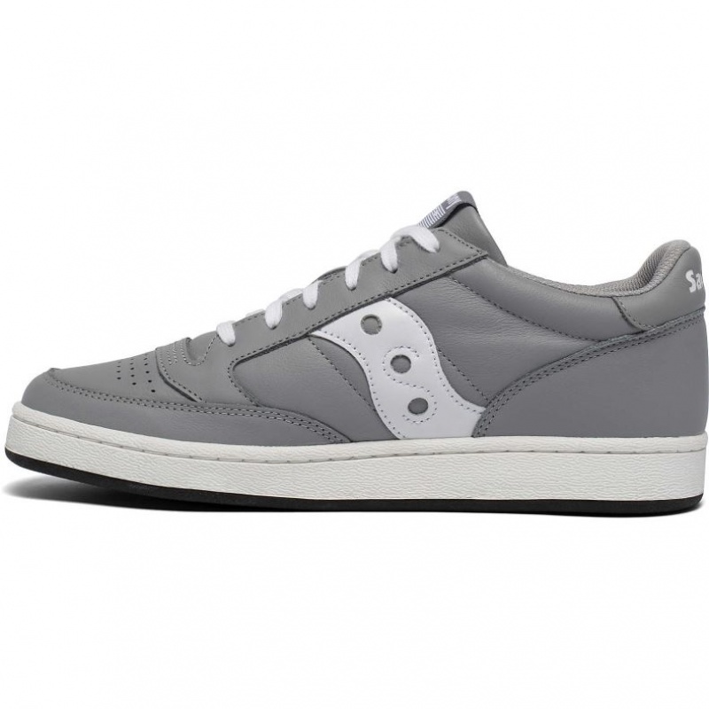 Saucony Jazz Court Men's Sneakers Grey / White | IRELAND WGHD