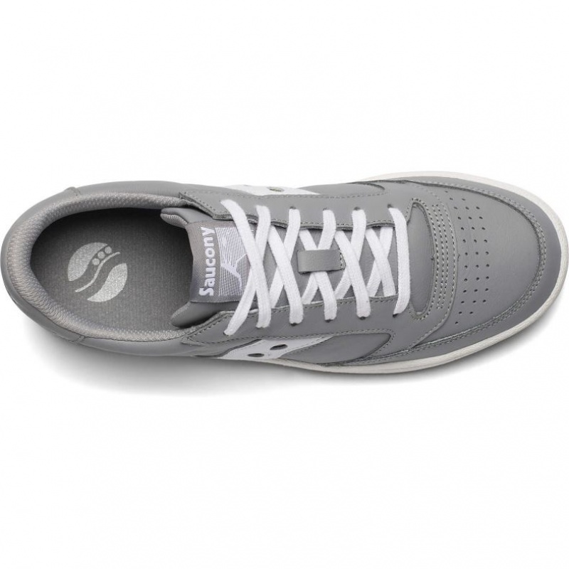 Saucony Jazz Court Men's Sneakers Grey / White | IRELAND WGHD